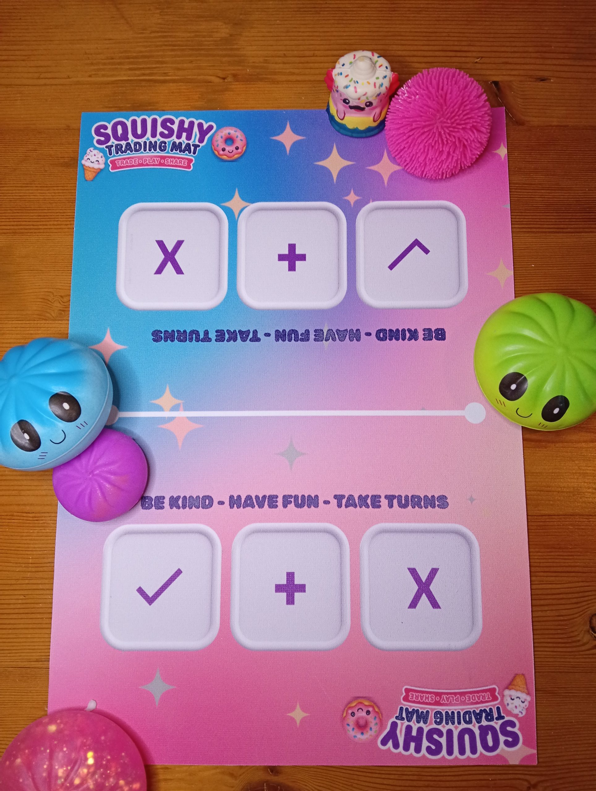 Squishy Trading Mat – Foldable Squishy Toy Trading Play Mat | Locally Made in Ballito, South Africa