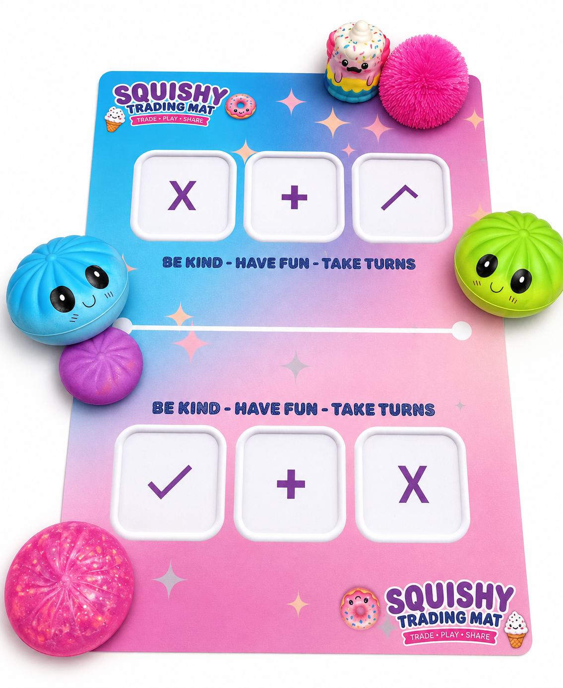 Squishy Trading Mat – Foldable Squishy Toy Trading Play Mat | Locally Made in Ballito, South Africa